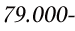 79000�~